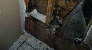 911 Water Damage Restoration Of Closet Wall Long Island