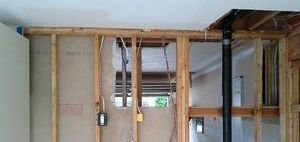 911 Water Damage Restoration Of Old Wall Board Long Island